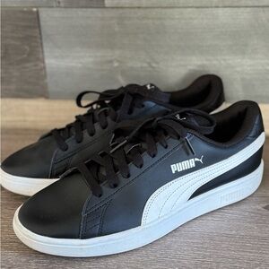 Puma SoftFoam Black and White Shoes